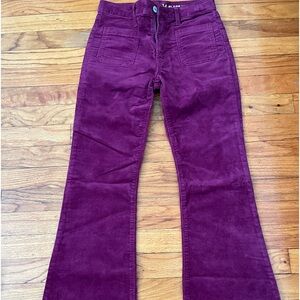 Kids High Rise Corduroy '70s Flare Pants